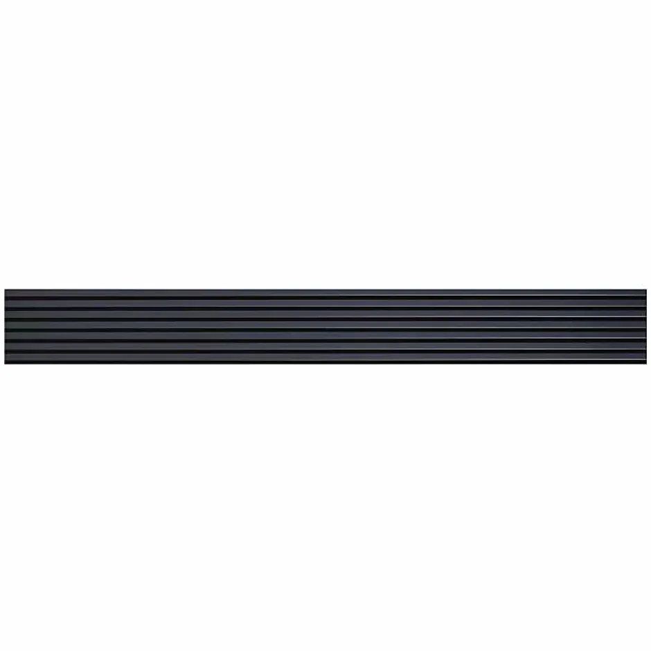 Lot de 2 Panneaux tasseaux bois 250 x 30 x 1,9 cm - bleu nuit/feutrine noir - 1,5m²-Decoon Discount