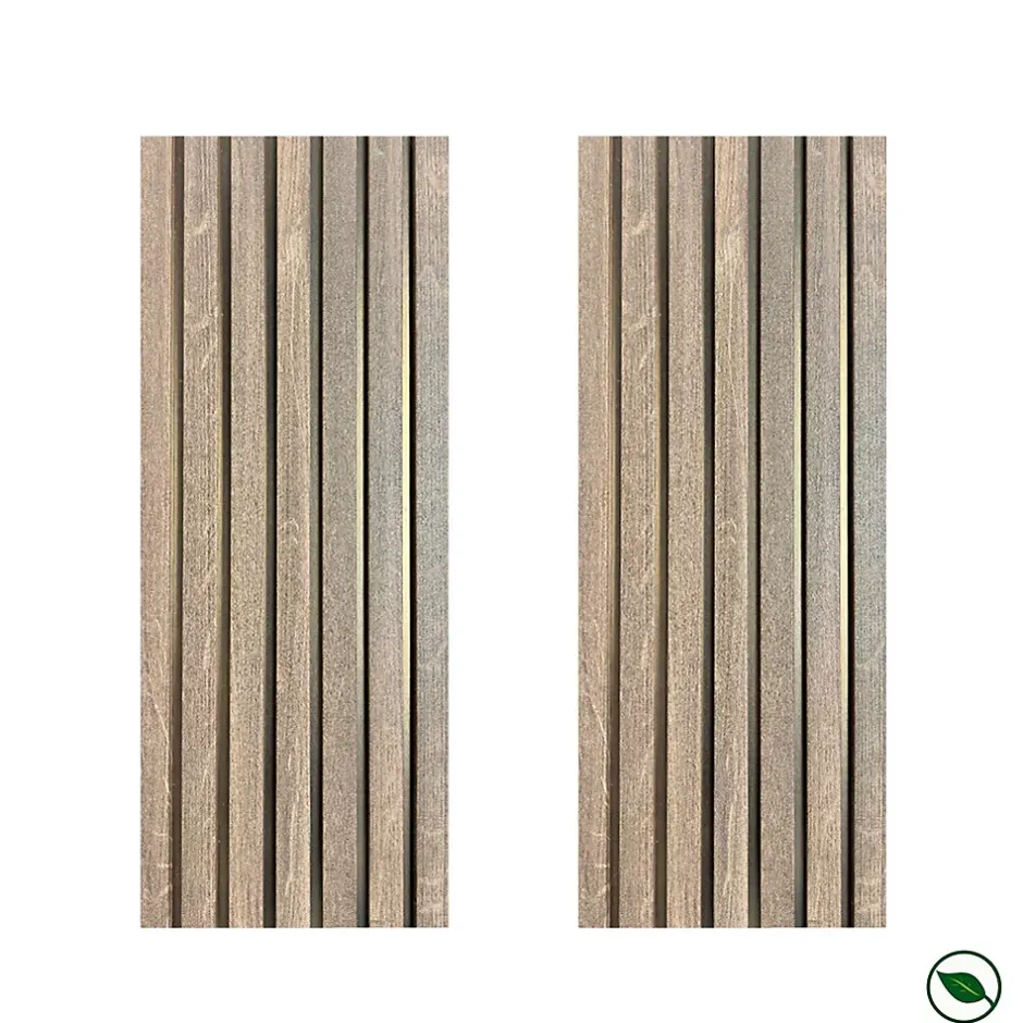 Forestea Lot de 2 Panneaux tasseaux MDF Catsle oak sur fond bronze 2770x287x20 mm -