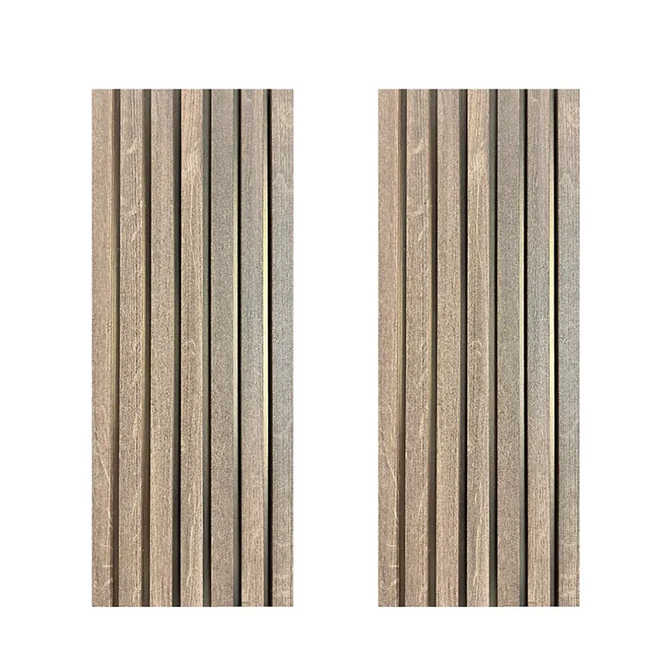 Forestea Lot de 2 Panneaux tasseaux MDF Catsle oak sur fond bronze 2770x287x20 mm -