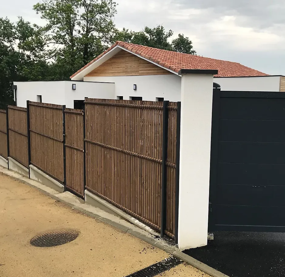 Wood&Sens Lot de 3 Planches Rabotées Sapin Traité marron, L.240 x l.14,5 cm x Ep.18 mm