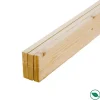 Forestea Lot de 3 planches sapin brut 1800 x 100 x 22 mm