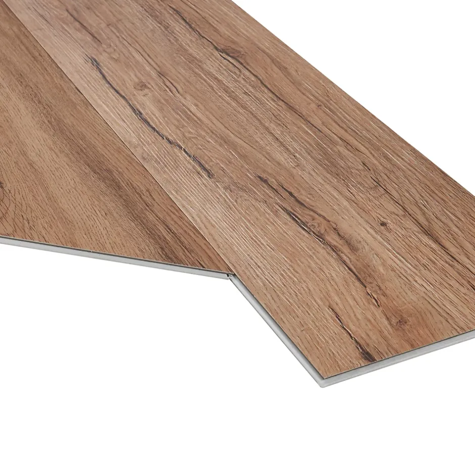 Neu.Holz Lot de 10 planches vinyle SPC Okapirg 2,196 m² 5 mm 122 x 18 cm effet chêne nordique