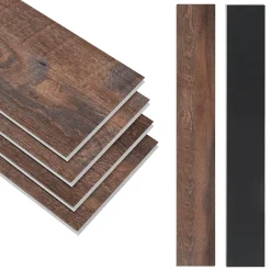 Lot de 120 planches vinyle SPC Okapirg 26,352 m² 5 mm 122 x 18 cm effet chêne rustique-Neu.Holz Sale