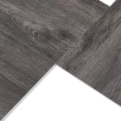 Lot de 40 planches vinyle SPC Okapirg 8,784 m² 5 mm 122 x 18 cm effet chêne foncé-Neu.Holz Sale