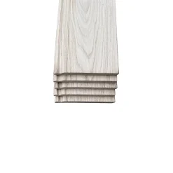 Lot de 5 Plinthe Plaquées Chêne MDF, L.2,23 m x l.14,8 cm x Ep.16 mm-Wood&Sens Clearance