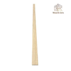 Lot de 5 Plinthes cache-fils Plaquées Chêne verni MDF, L.2,23 m x l.7,8 cm x Ep.12 mm-Wood&Sens Discount
