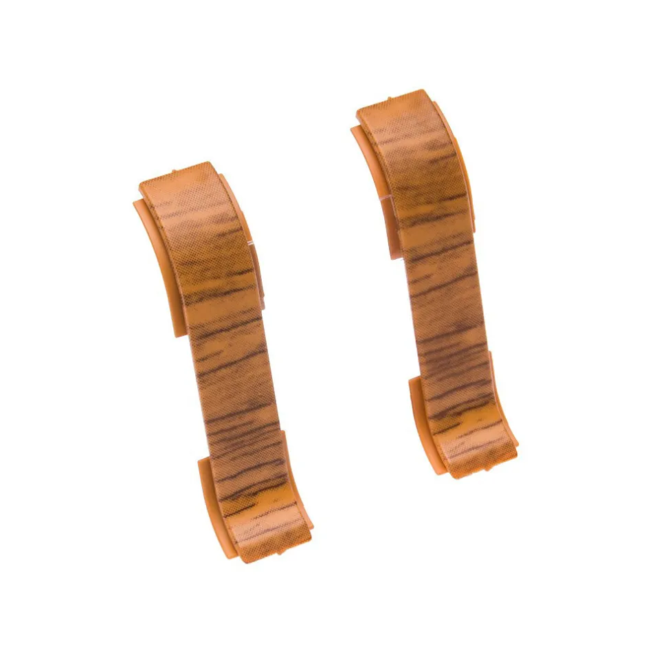 Lot de 10 Plinthes goulotte passe-câble PVC 59 mm - 1,10 m avec angles, raccords et butées Chêne-Monmobilierdesign Online