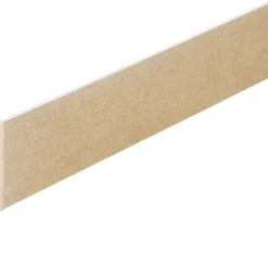 Forestea Lot de 5 Plinthes MDF prépeinte blanc 2400 x 100 x 10 mm