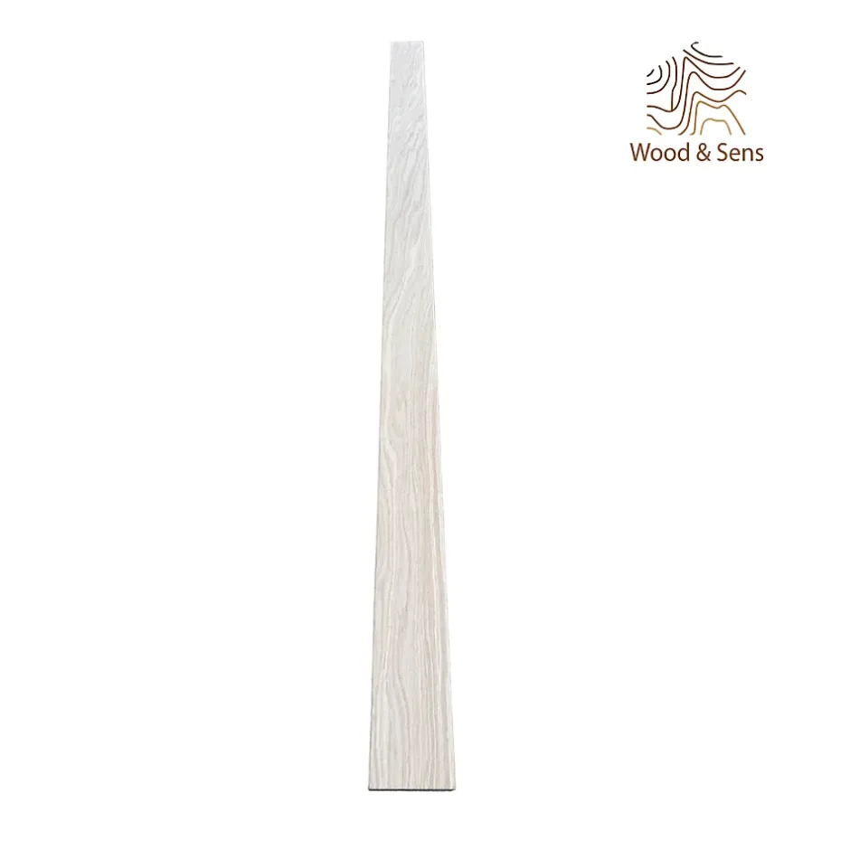 Wood&Sens Lot de 10 Plinthes Plaquées Chêne MDF Arrêtes vives, L.2,23 m x l.9,8 cm x Ep.9 mm