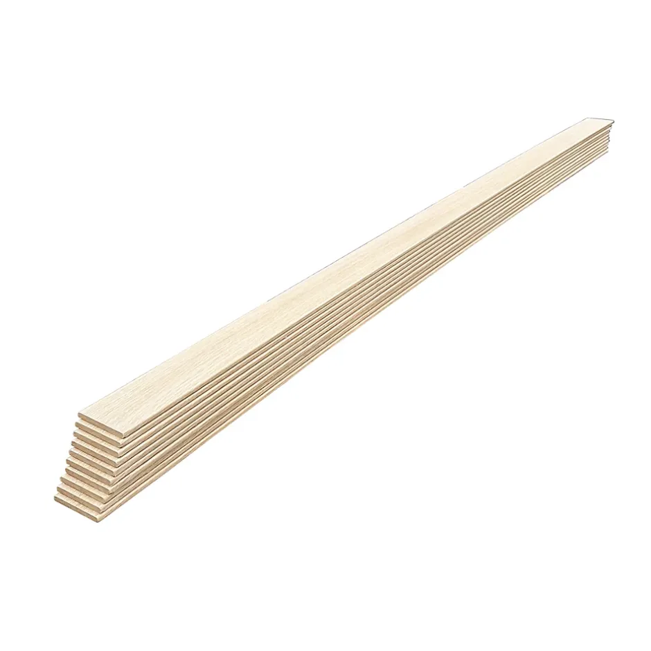 Lot de 10 Plinthes Plaquées Chêne MDF Arrondi, L.2,23 m x l.6,8 cm x Ep.9 mm-Wood&Sens Sale