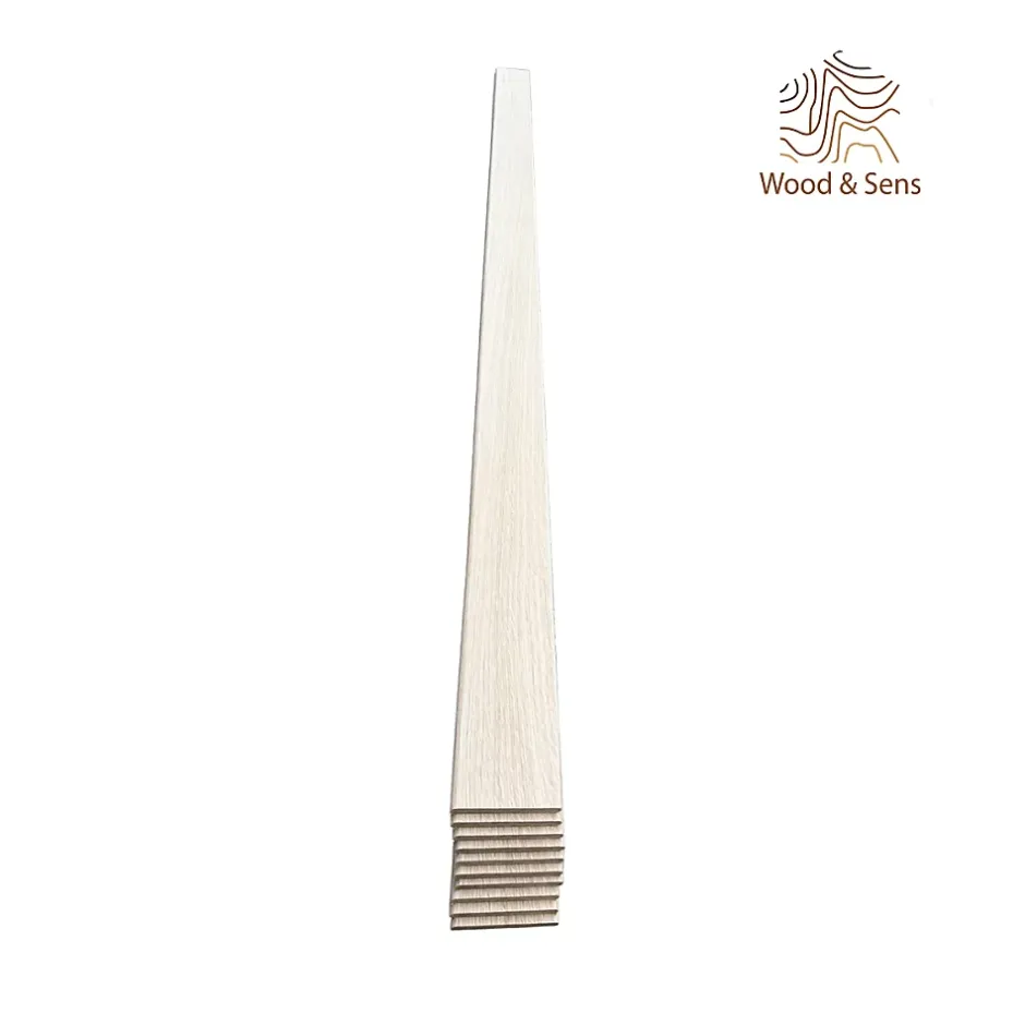 Lot de 10 Plinthes Plaquées Chêne MDF Arrondi, L.2,23 m x l.6,8 cm x Ep.9 mm-Wood&Sens Sale
