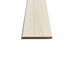 Lot de 10 Plinthes Plaquées Chêne MDF Arrondi, L.2,23 m x l.6,8 cm x Ep.9 mm-Wood&Sens Sale