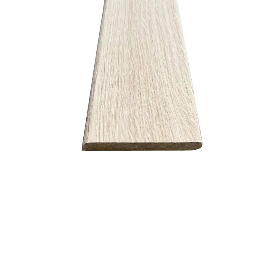 Lot de 10 Plinthes Plaquées Chêne MDF Arrondi, L.2,23 m x l.6,8 cm x Ep.9 mm-Wood&Sens Sale
