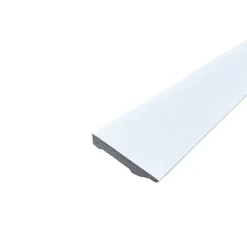 Wood&Sens Lot de 10 Plinthes Polymère avec Bord Arrondi 3mm, L.240 cm x P.8 cm, Ep.15 mm