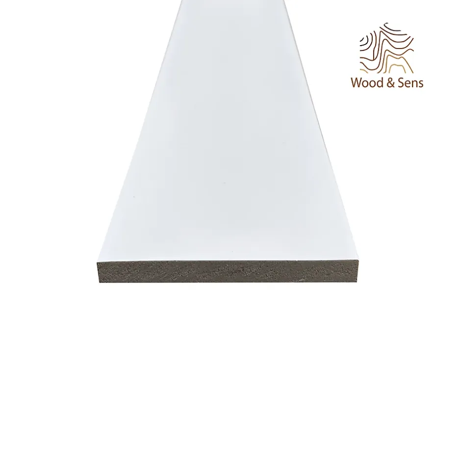 Wood&Sens Lot de 10 Plinthes Polymère, L.240 cm x P.10 cm, Ep.11 mm