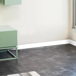 99Deco Lot de 25 Plinthes PVC Blanche - - H8 x L200 cm Profondeur 14 mm