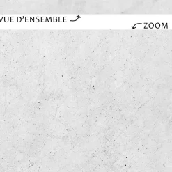 99Deco Lot de 10 Plinthes PVC Couleur Béton - - H8 x L100 cm Profondeur 14 mm