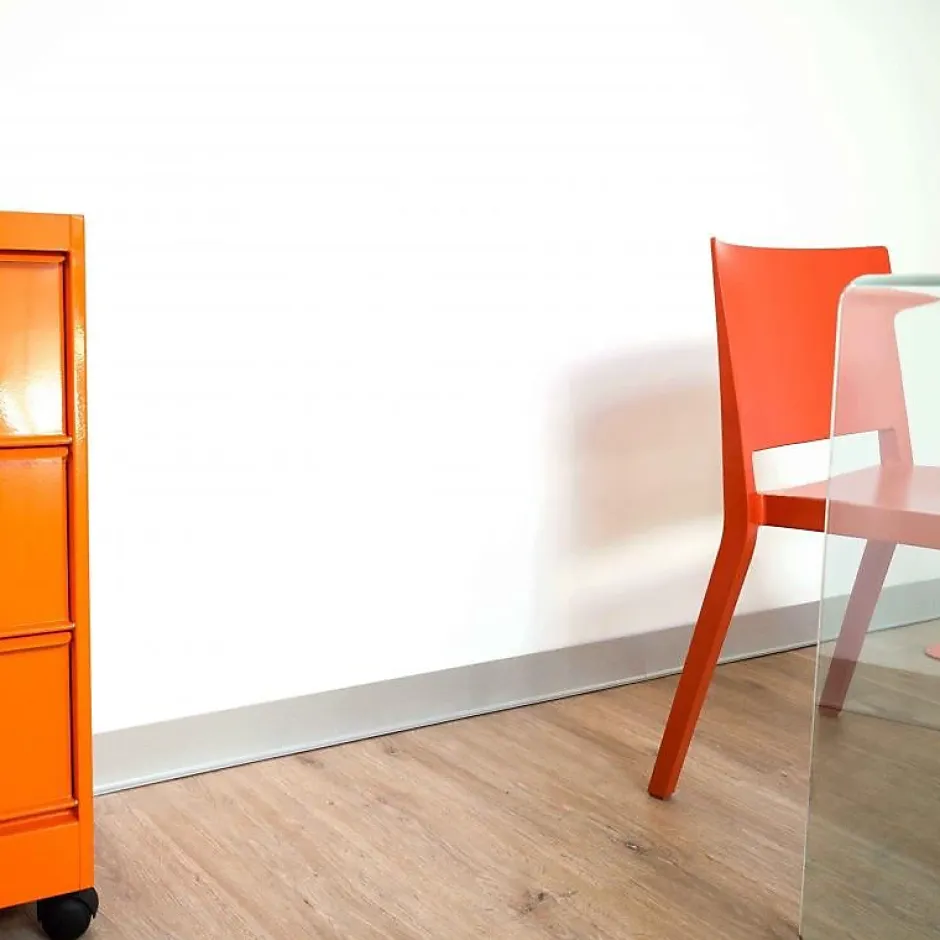 99Deco Lot de 10 Plinthes PVC Gris Alu - - H8 x L100 cm Profondeur 14 mm