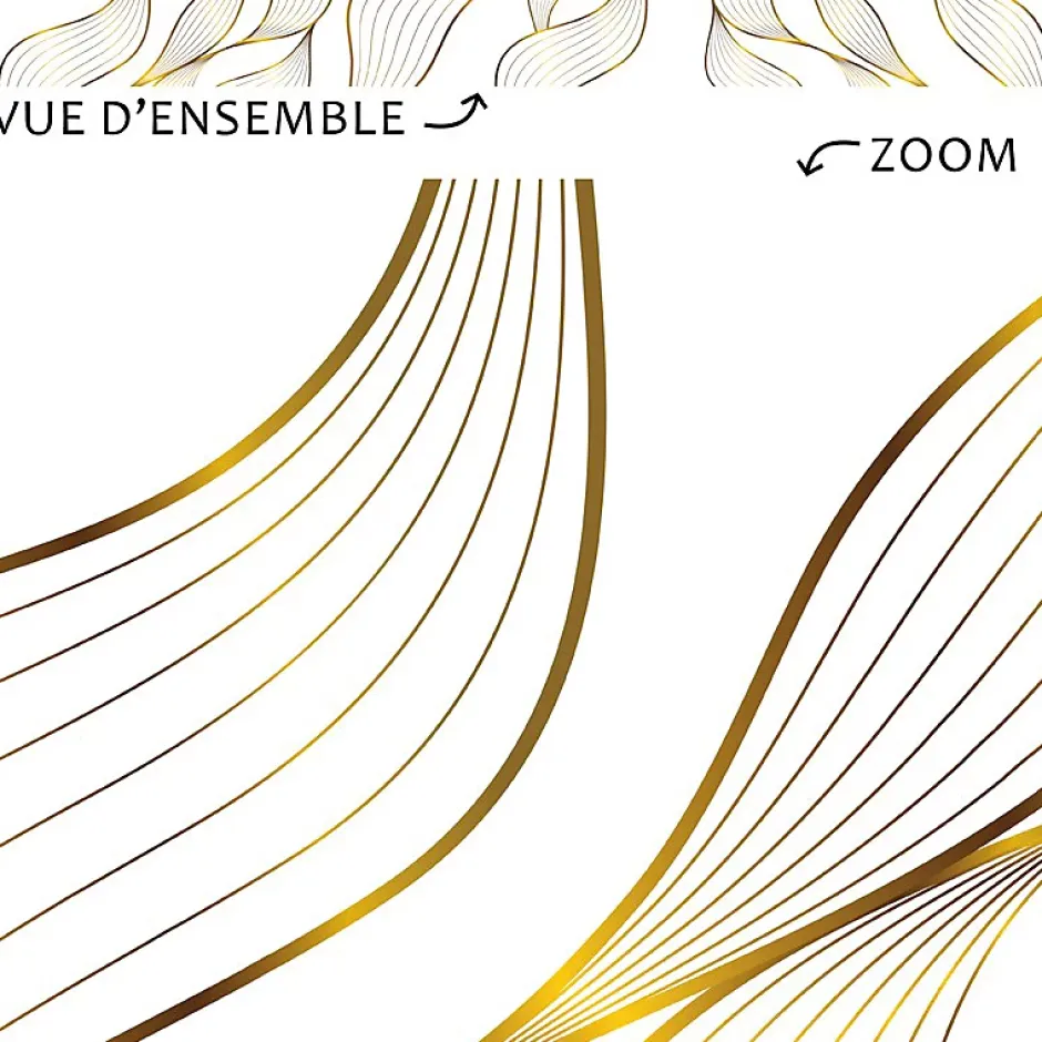 Lot de 10 Plinthes PVC Or - - H8 x L100 cm Profondeur 14 mm-99Deco Online