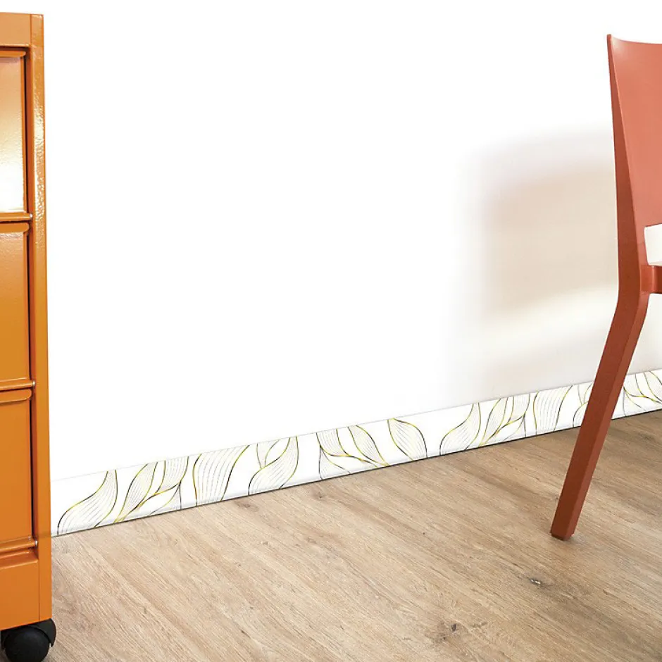 Lot de 10 Plinthes PVC Or - - H8 x L100 cm Profondeur 14 mm-99Deco Online