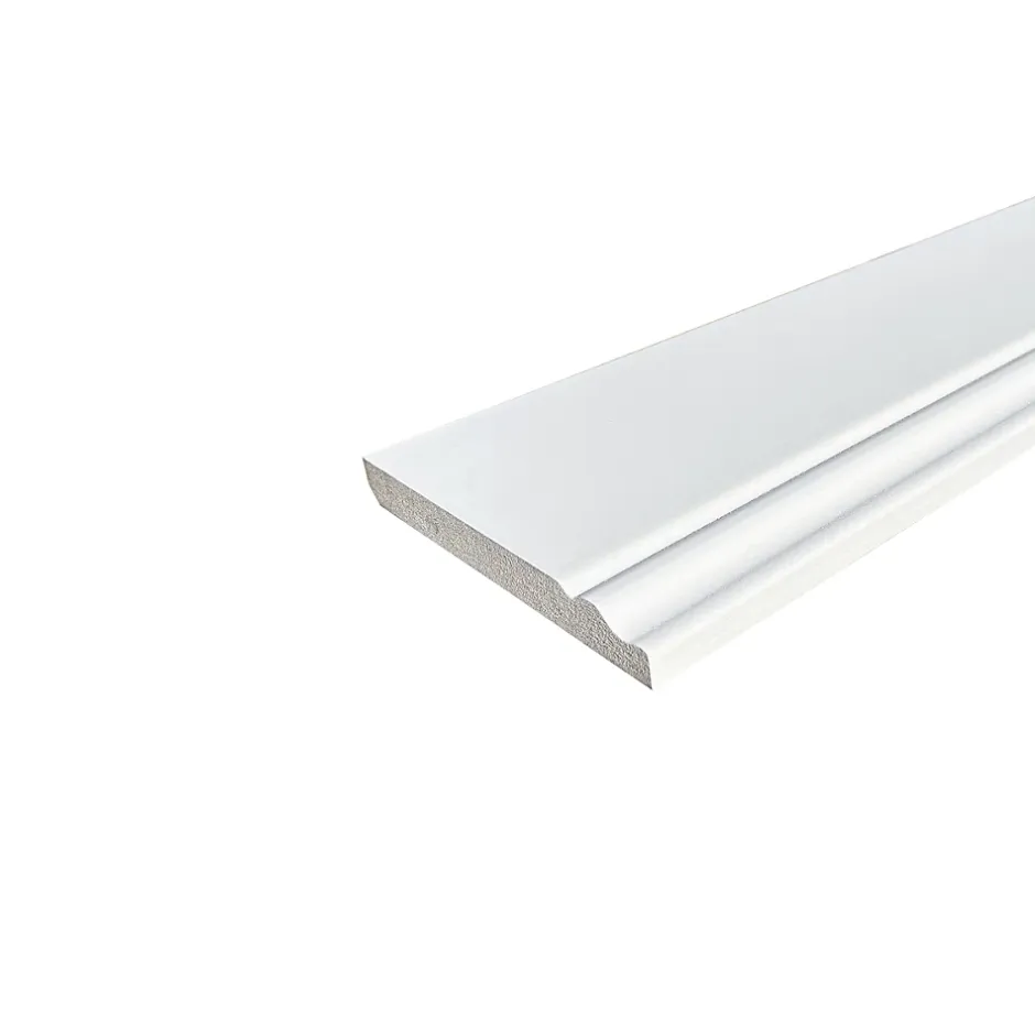 Lot de 5 Plinthes Style Prépeint MDF, L.2,44 m x l.14,8 cm x Ep.16 mm-Wood&Sens Clearance