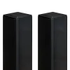 Lot de 2 poteaux en fer DARIO 6x6cm H.230cm Noir Mat-Casanoov Best