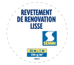 Lot de 3 Revêtements de Rénovation Lisse à Peindre - Rouleau de 25 x 1 m-Semin Outlet