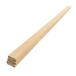 Wood&Sens Lot de 6 Surplinthes MDF, L.2.44 m x H.9.8 cm, Ep.22 mm