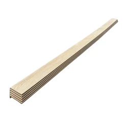 Lot de 5 Surplinthes MDF Plaquées Chêne, L.2.23 m x H.9.2 cm, Ep.20 mm-Wood&Sens Discount