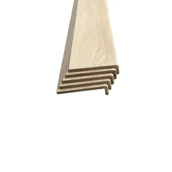 Lot de 5 Surplinthes MDF Plaquées Chêne, L.2.23 m x H.9.2 cm, Ep.20 mm-Wood&Sens Discount