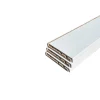 Wood&Sens Lot de 6 Surplinthes MDF Prépeint Blanc, L.2.44 m x H.13.1 cm, Ep.22 mm