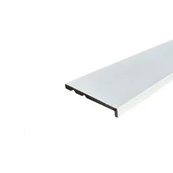 Wood&Sens Lot de 6 Surplinthes MDF Prépeint Blanc, L.2.44 m x H.13.1 cm, Ep.22 mm