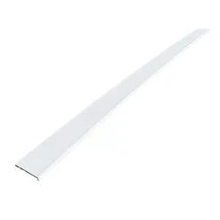 Wood&Sens Lot de 6 Surplinthes MDF Prépeint Blanc, L.2.44 m x H.13.1 cm, Ep.22 mm