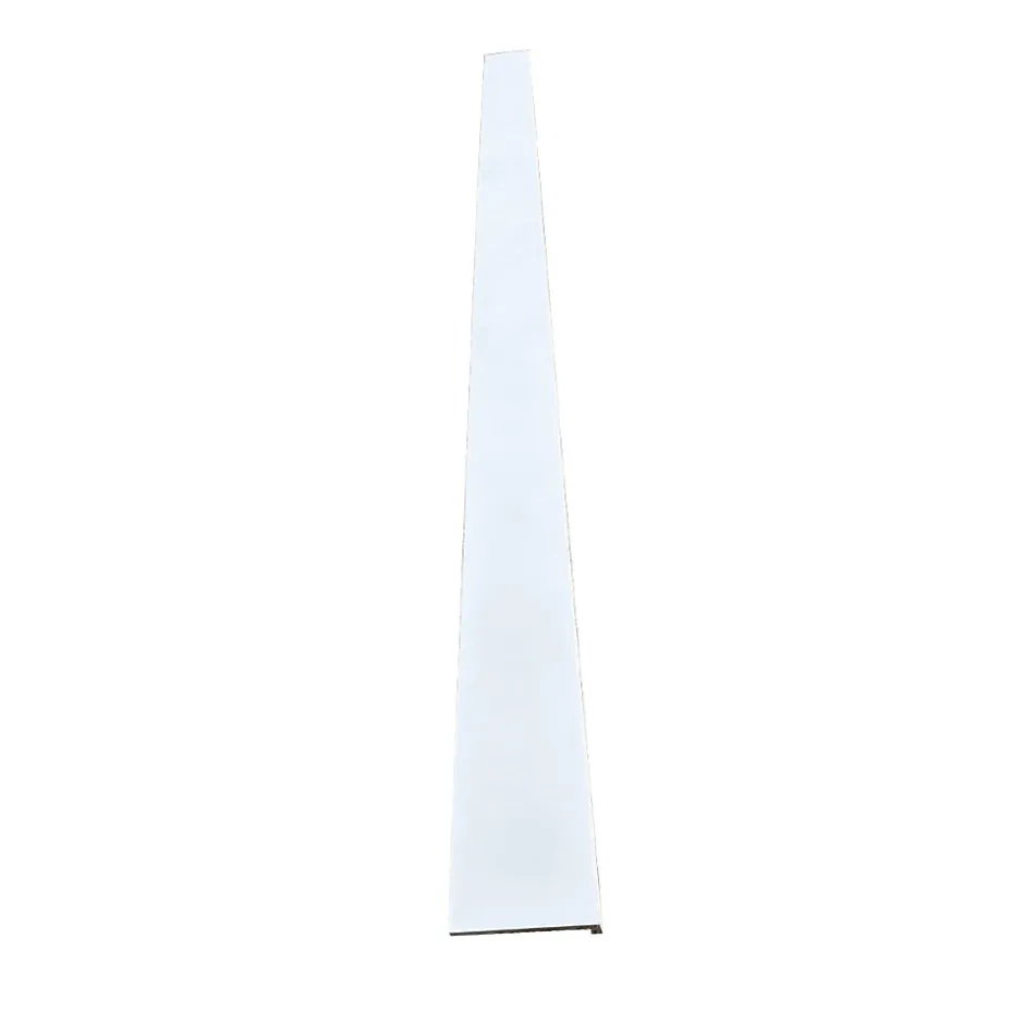 Lot de 6 Surplinthes MDF Revêtues Blanc, L.2.40 m x H.12.8 cm, Ep.22 mm-Wood&Sens Discount