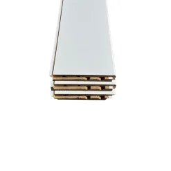 Lot de 6 Surplinthes MDF Revêtues Blanc, L.2.40 m x l.13.1 cm, Ep.22 mm-Wood&Sens Discount