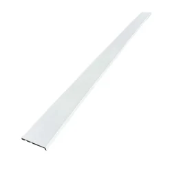 Lot de 6 Surplinthes MDF Revêtues Blanc, L.2.40 m x l.13.1 cm, Ep.22 mm-Wood&Sens Discount