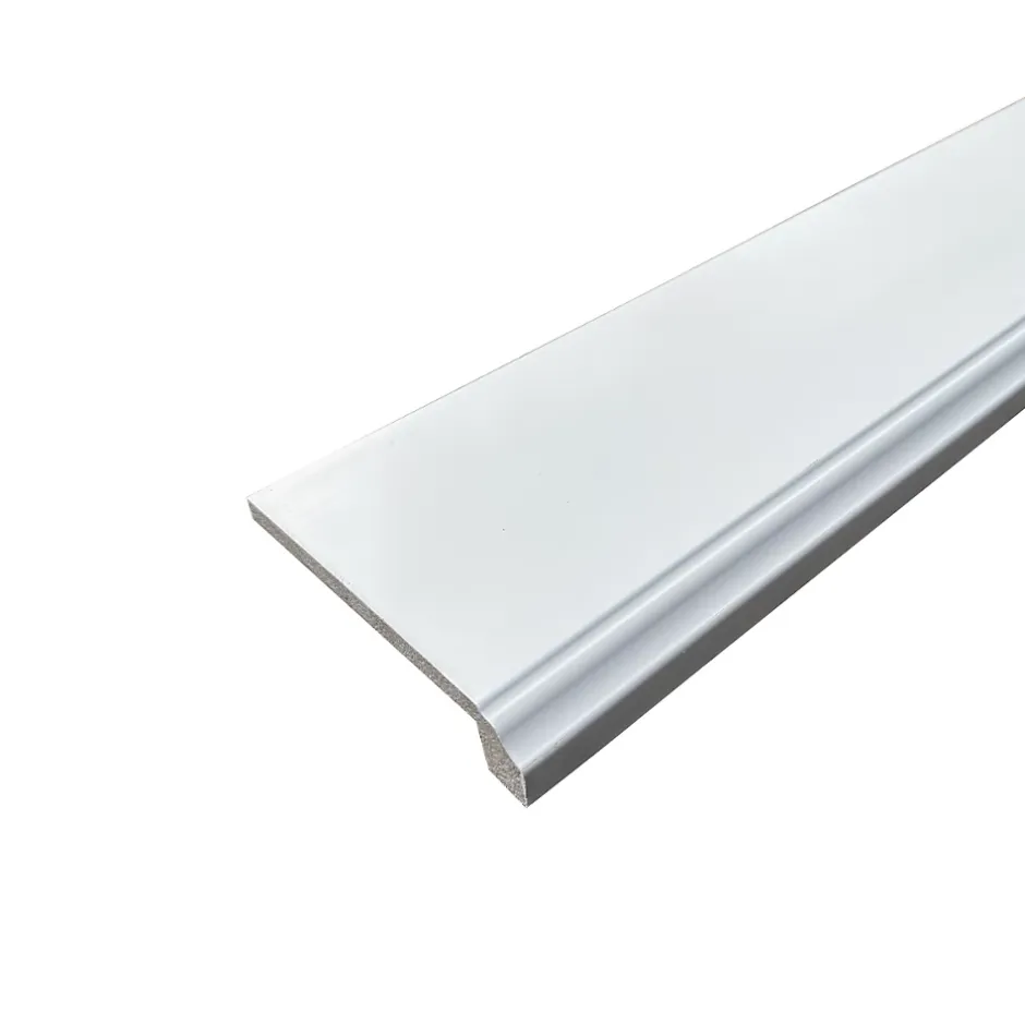 Wood&Sens Lot de 8 Surplinthes Style Polymère, L.240 cm x H.12,4 cm, Ep.23 mm