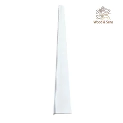 Wood&Sens Lot de 8 Surplinthes Style Polymère, L.240 cm x H.12,4 cm, Ep.23 mm