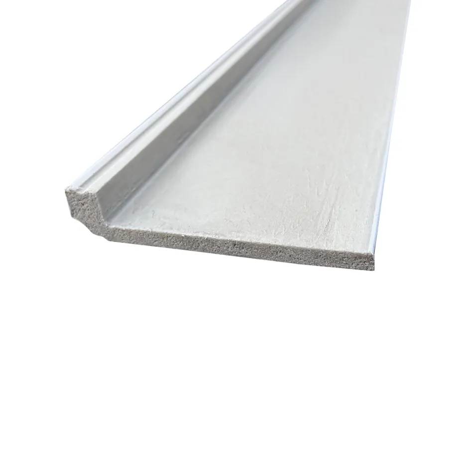 Wood&Sens Lot de 8 Surplinthes Style Polymère, L.240 cm x H.12,4 cm, Ep.23 mm