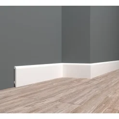 Wood&Sens Lot de 8 Surplinthes Style Polymère, L.240 cm x H.12,4 cm, Ep.23 mm