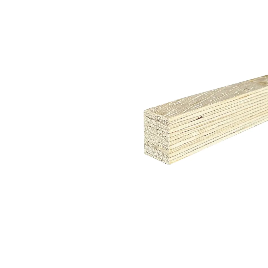 Wood&Sens Lot de 15 Tasseaux LVL Contrecollé SAPIN, L.2,40 m x l.3,6 cm x Ep.27 mm