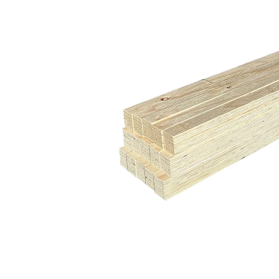 Wood&Sens Lot de 15 Tasseaux LVL Contrecollé SAPIN, L.2,40 m x l.3,6 cm x Ep.27 mm