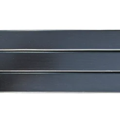 Wood&Sens Lot de 15 Tasseaux Pin Abouté Peint Noir, L.250 cm x l.2 cm, Ep.4 cm