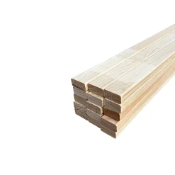 Lot de 15 Tasseaux Pin Abouté Sans Nœuds, L.250 cm x l.2 cm, Ep.4 cm-Wood&Sens Discount