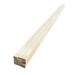 Lot de 15 Tasseaux Pin Abouté Sans Nœuds, L.250 cm x l.2 cm, Ep.4 cm-Wood&Sens Discount