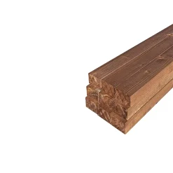 Lot de 9 Tasseaux Sapin Traité marron, L.2,40 m x l.5,75 cm x Ep.35 mm-Wood&Sens New