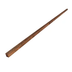 Wood&Sens Lot de 4 Tasseaux Sapin Traité marron, L.2,40 m x l.2,75 cm x Ep.27,5 mm