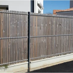 Lot de 4 Tasseaux Sapin Traité marron, L.2,40 m x l.3,5 cm x Ep.35 mm-Wood&Sens New