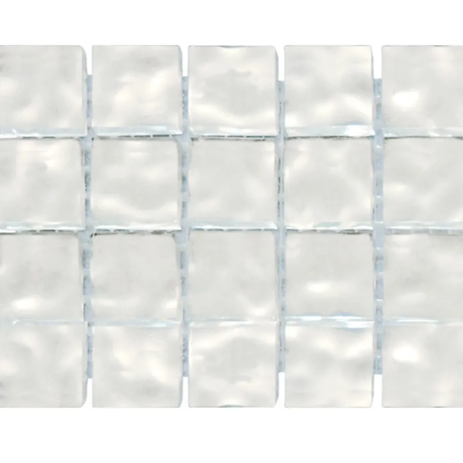 LOT DE 20 TESSELLES OR BLANC/ARGENT MARTELE TRAME PAPIER 2 x 2 CM CASA LINEA-Casa Linéa New