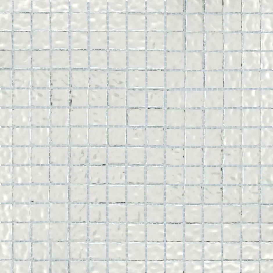 LOT DE 20 TESSELLES OR BLANC/ARGENT MARTELE TRAME PAPIER 2 x 2 CM CASA LINEA-Casa Linéa New